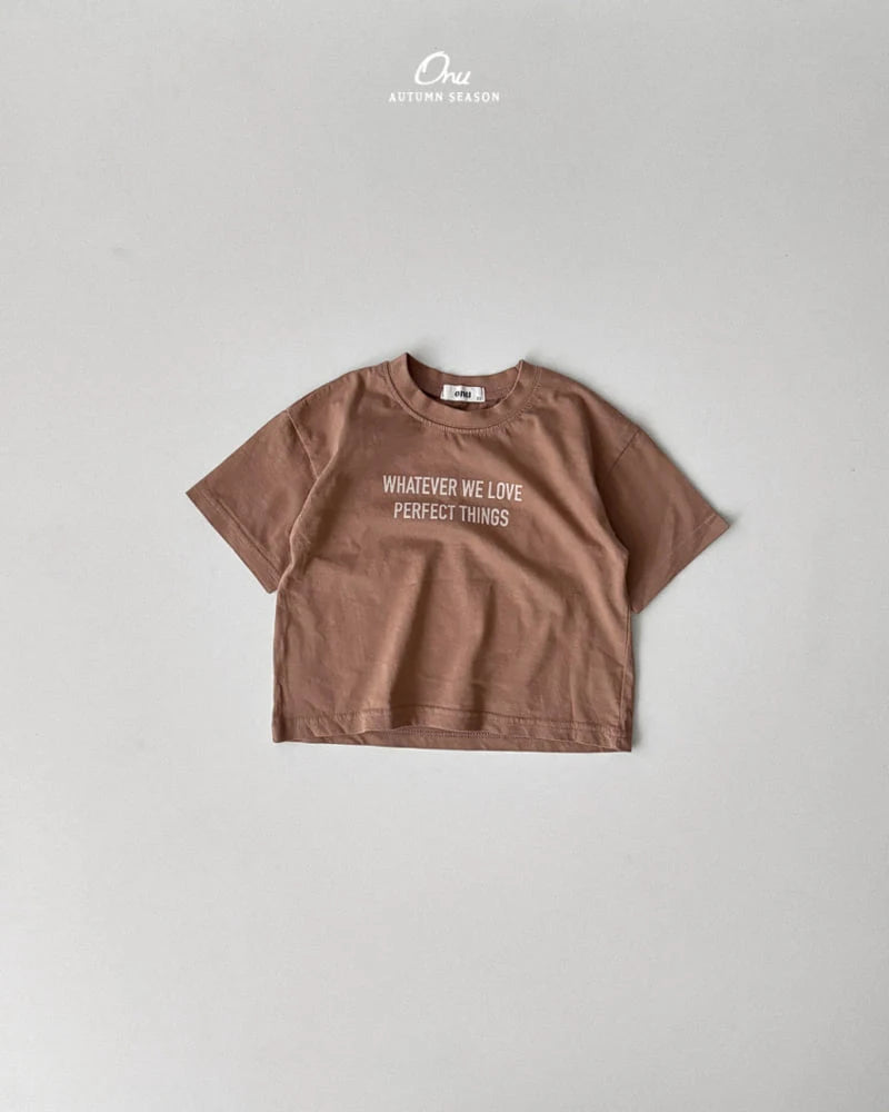 Little Foxx – Lettering Short Sleeve Tee