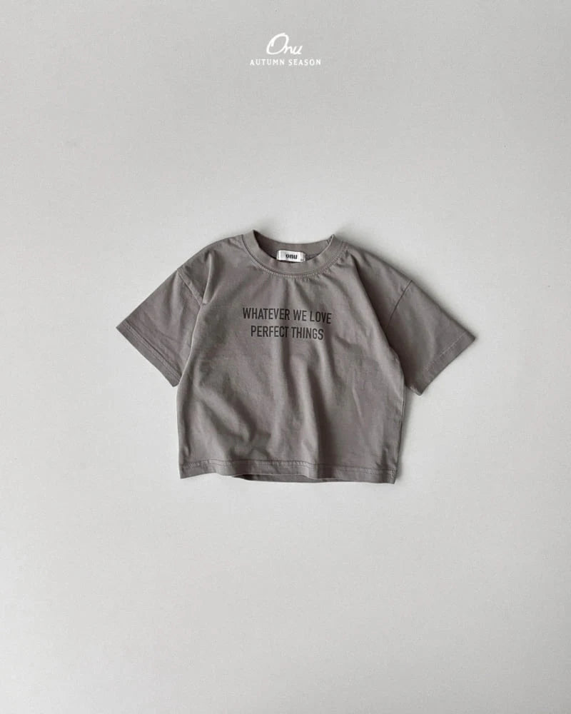 Little Foxx – Lettering Short Sleeve Tee