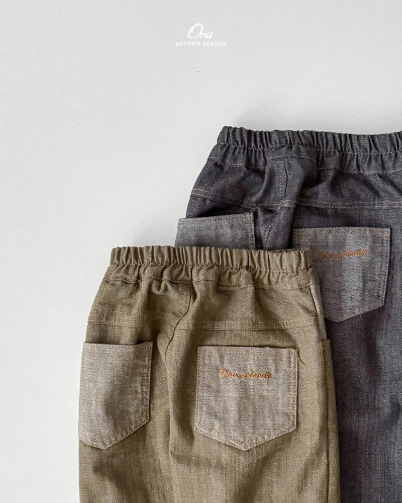 Little Foxx – Stitch Denim Pants