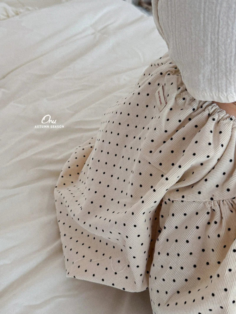 Little Foxx – Dot Shirring Blouse