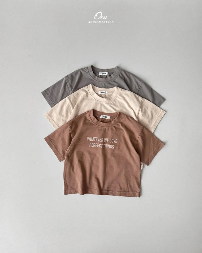 Little Foxx – Lettering Short Sleeve Tee