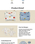 Car Bodysuit + Bonnet Set (Bebe)