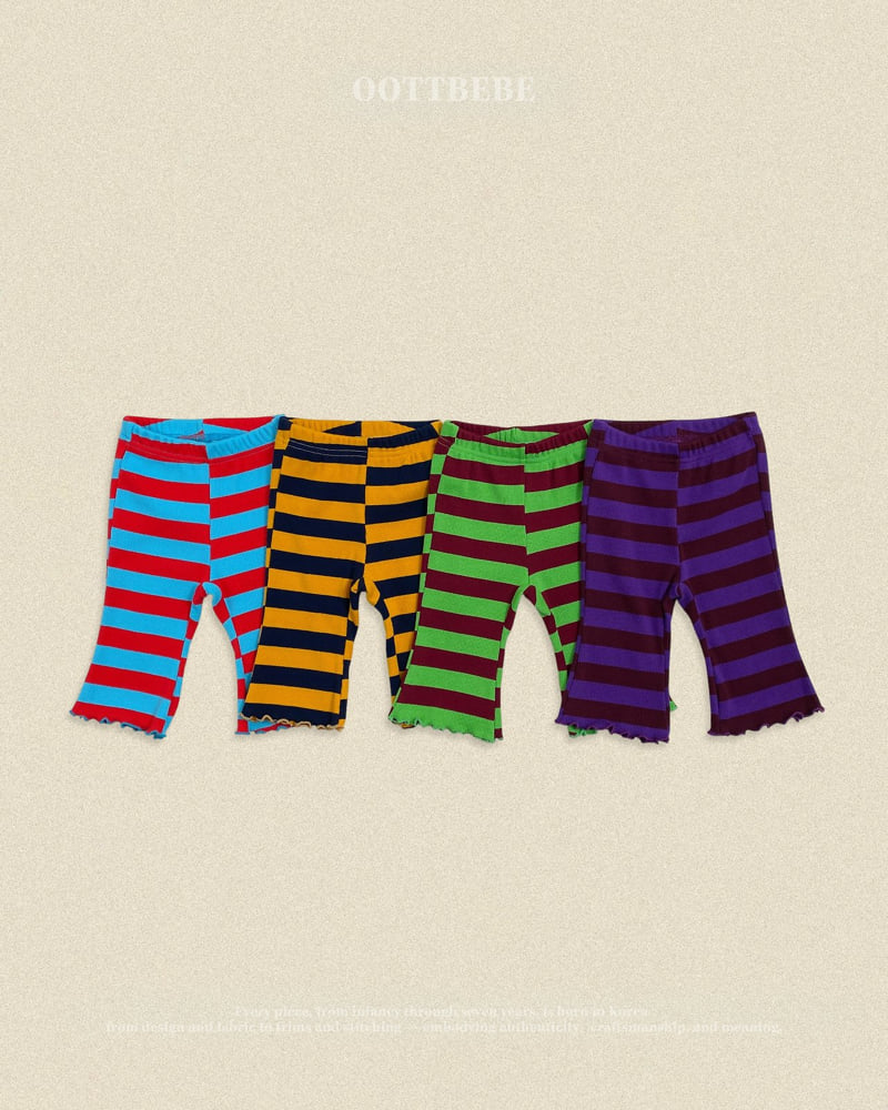 Kitsch Pop Ribbed Bootcut Pants