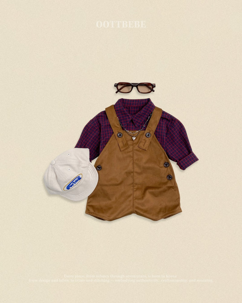 Little Foxx – Cappuccino Check Shirt