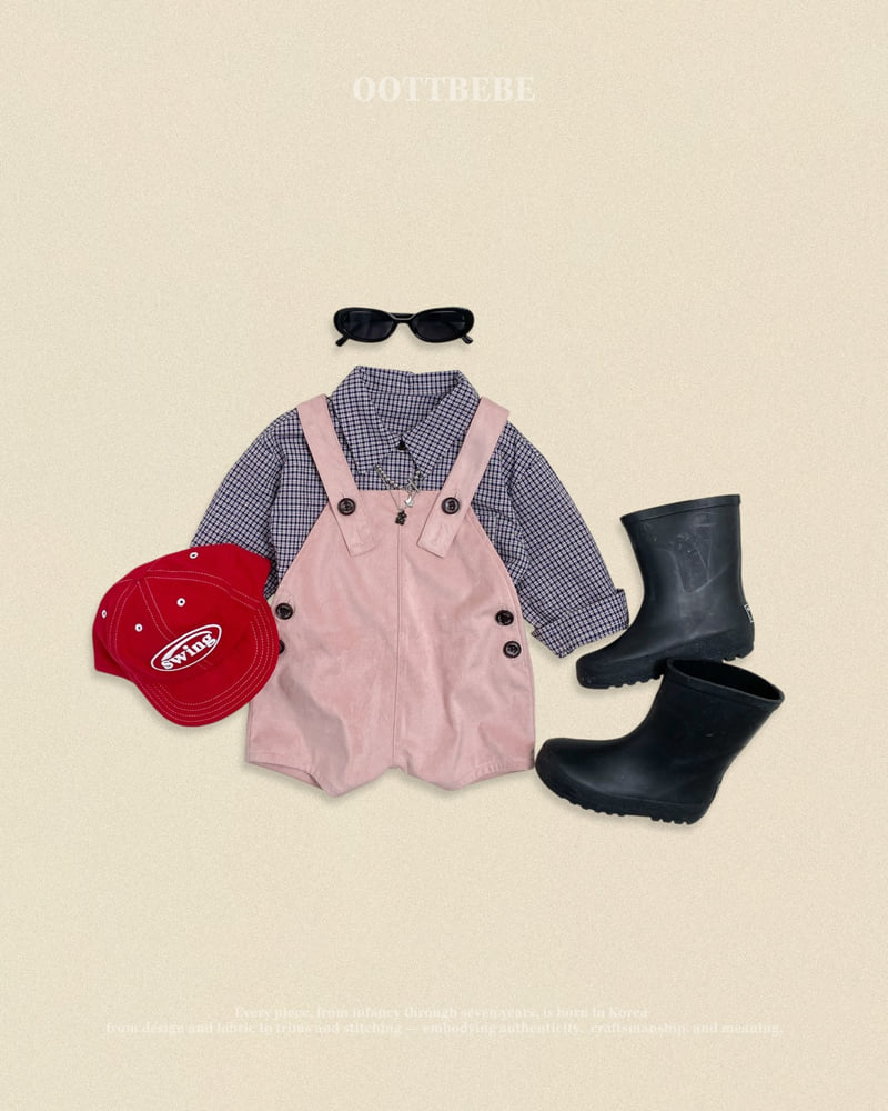 Little Foxx – Cappuccino Check Shirt