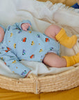 Car Bodysuit + Bonnet Set (Bebe)