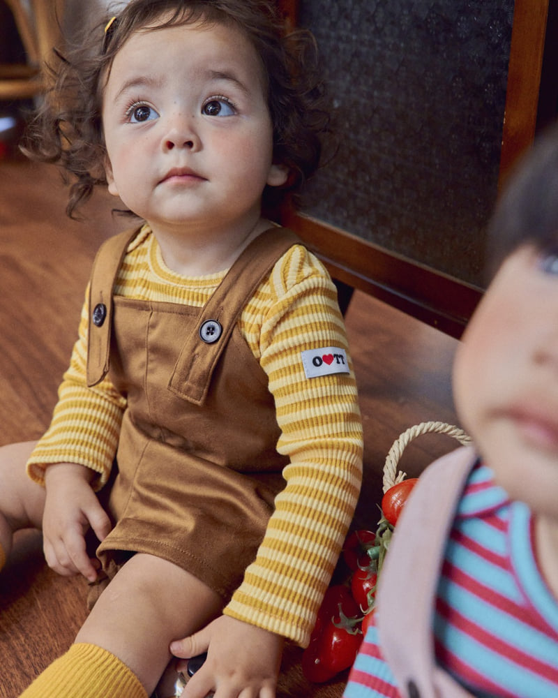 Little Foxx – Brownie Short Overalls