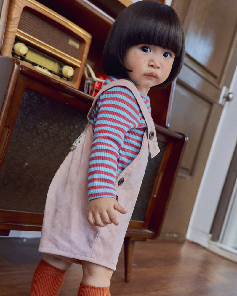 Little Foxx – Brownie Short Overalls