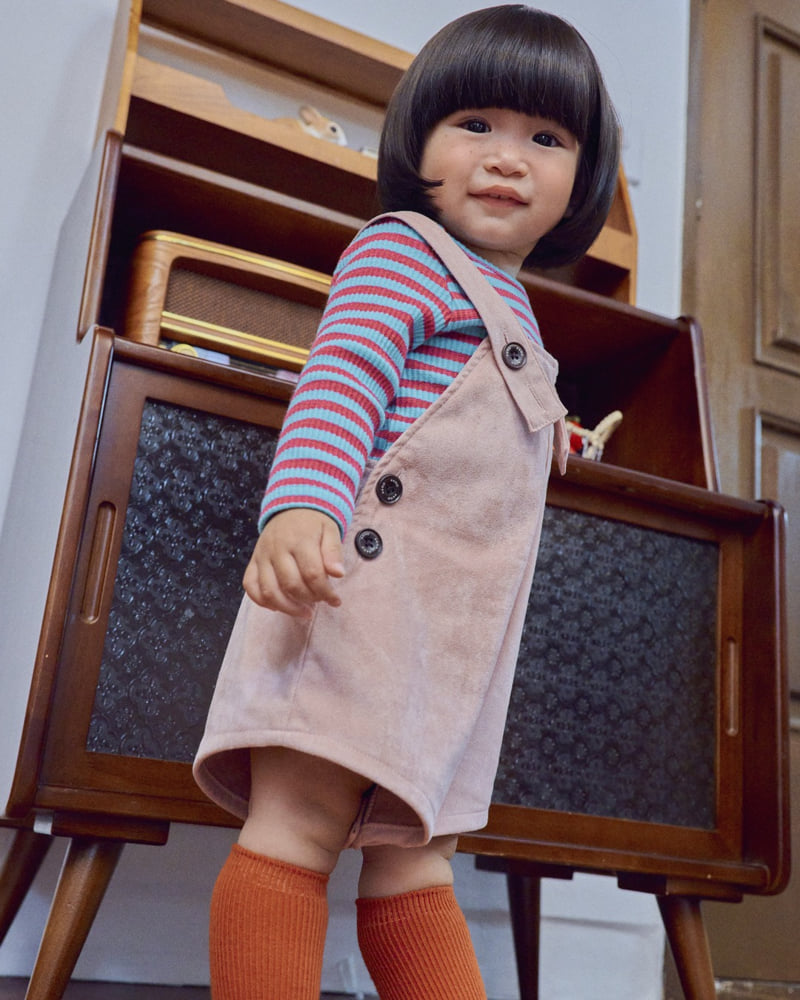 Little Foxx – Brownie Short Overalls