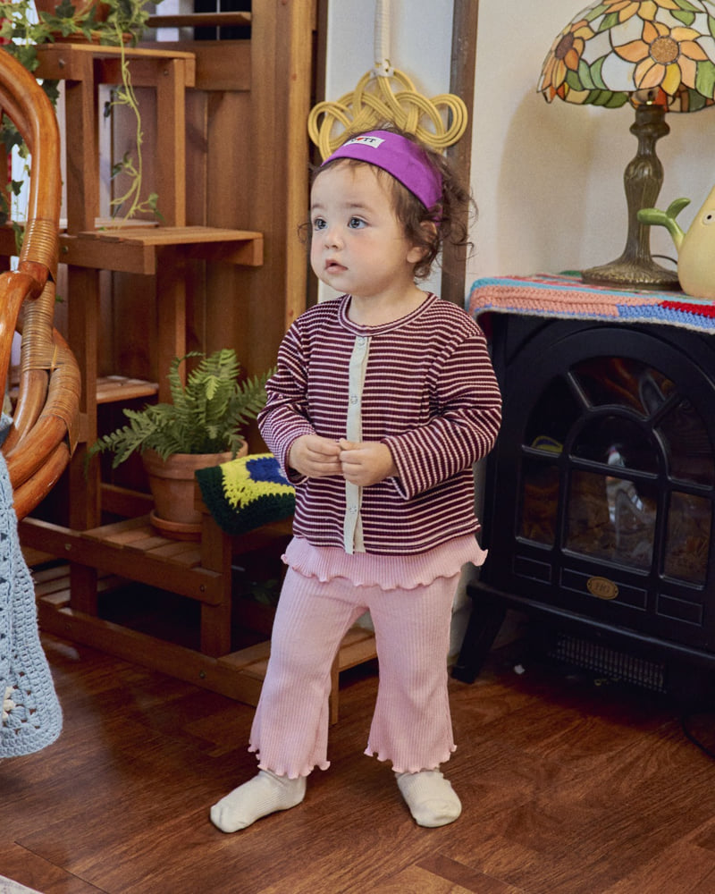 Little Foxx – Chocolat Ribbed Cardigan