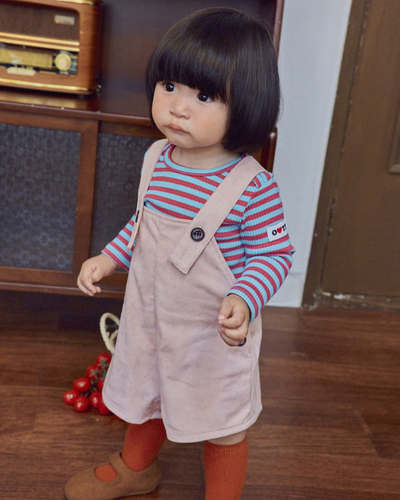 Little Foxx – Brownie Short Overalls