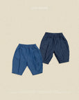 Denim Check Pants