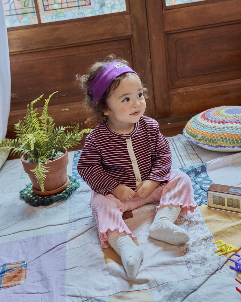 Little Foxx – Chocolat Ribbed Cardigan