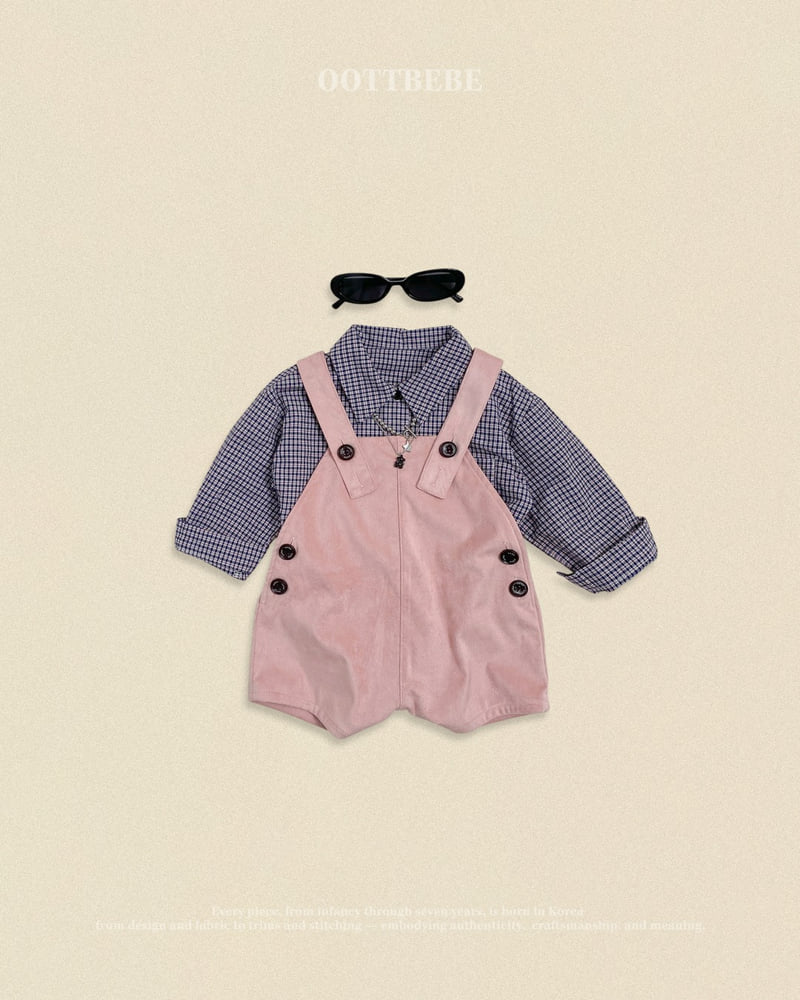 Little Foxx – Cappuccino Check Shirt