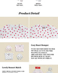 Petit Heart Full Bodysuit + Bonnet Set (Bebe)