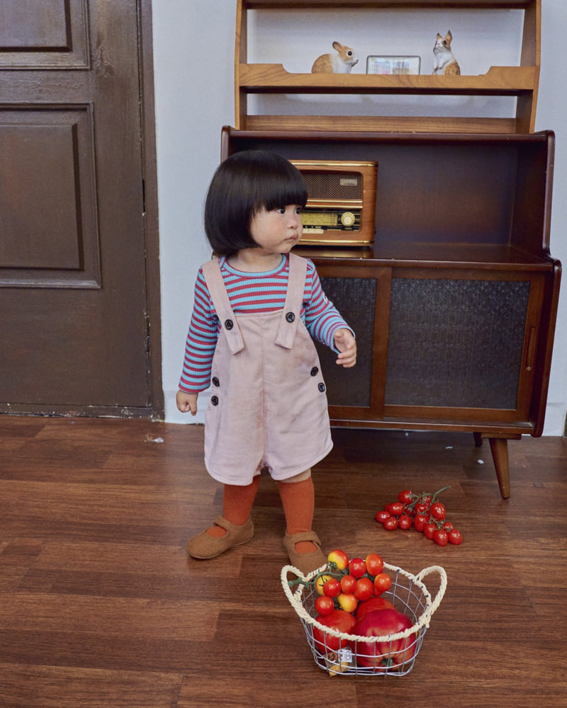 Little Foxx – Brownie Short Overalls