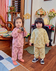 Little Foxx – Little Palm Waffle Anorak Top & Bottom Set