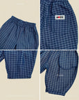 Denim Check Pants