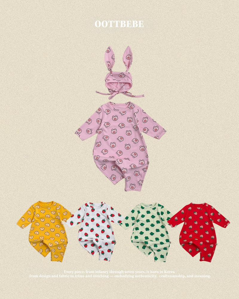 Little Foxx – Little Farm Bodysuit + Bonnet Set