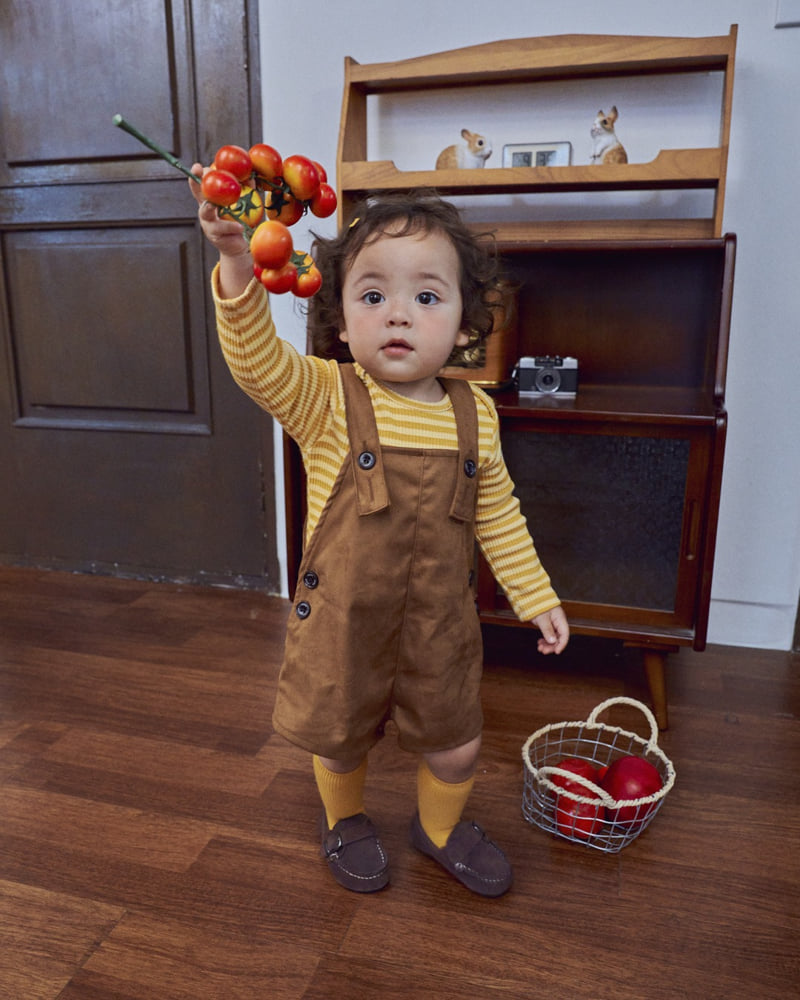 Little Foxx – Brownie Short Overalls