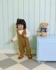 Little Foxx – Scone Knit Overalls