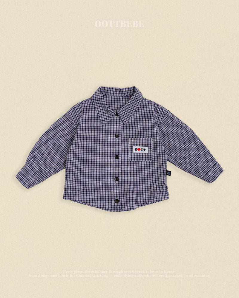 Little Foxx – Cappuccino Check Shirt