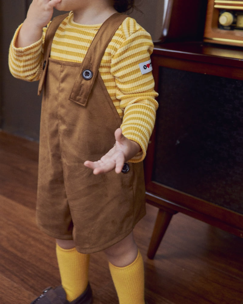 Little Foxx – Brownie Short Overalls