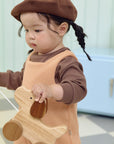 Little Foxx – Scone Knit Overalls