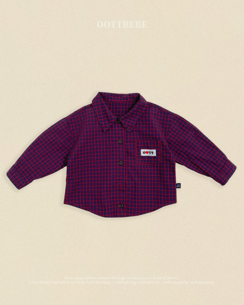 Little Foxx – Cappuccino Check Shirt
