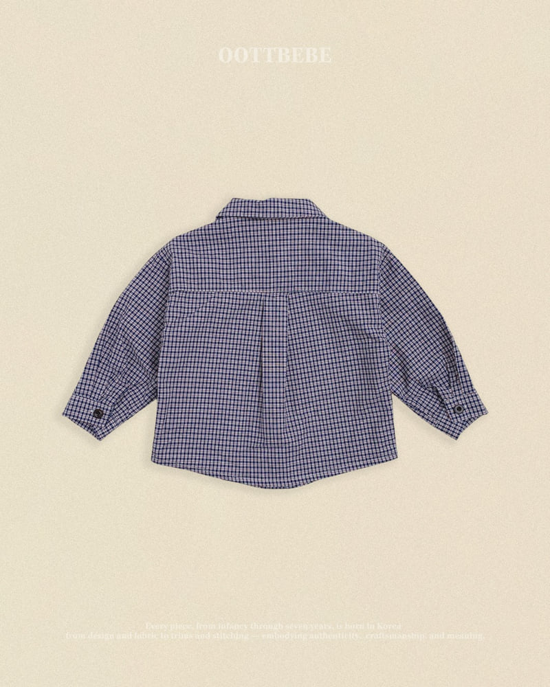 Little Foxx – Cappuccino Check Shirt