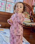 Little Foxx – Little Palm Waffle Anorak Top & Bottom Set