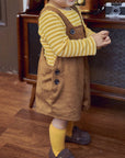 Little Foxx – Brownie Short Overalls
