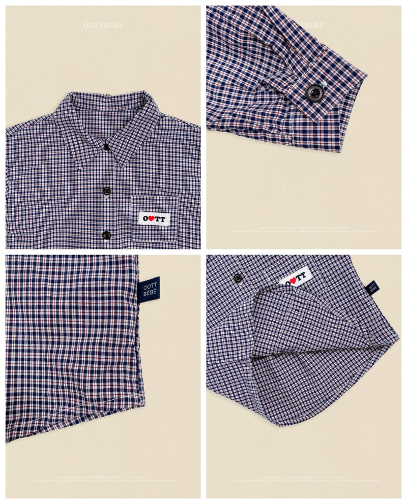 Little Foxx – Cappuccino Check Shirt