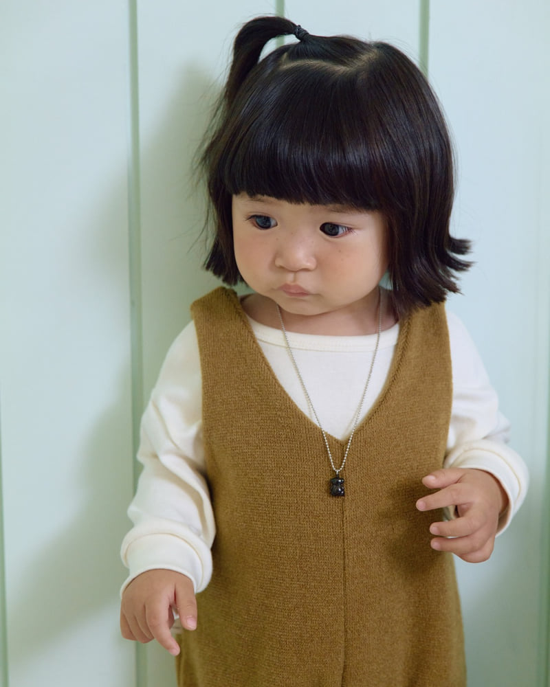 Little Foxx – Scone Knit Overalls
