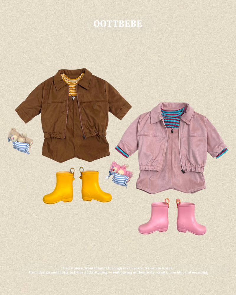 Little Foxx – Brownie Suede Jacket