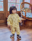 Little Foxx – Little Palm Waffle Anorak Top & Bottom Set