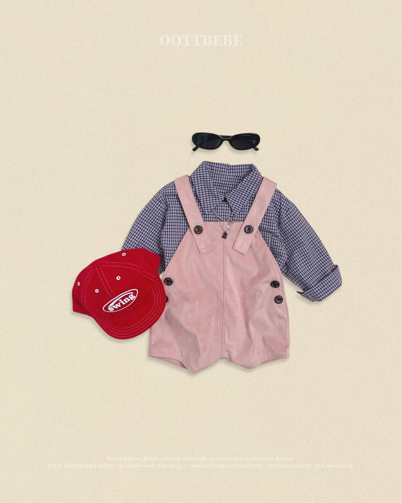 Little Foxx – Cappuccino Check Shirt