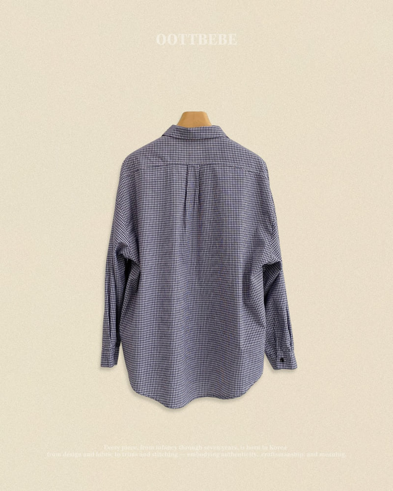 Little Foxx – Cappuccino Check Shirt (Adult)