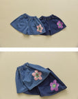 Little Foxx – Floral Tie-dye Stretch Skirt Pants