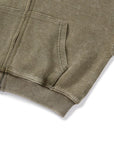 Little Foxx – Waffle Washed Hooded Zip-up