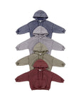 Little Foxx – Stone Half Hooded Zip-up