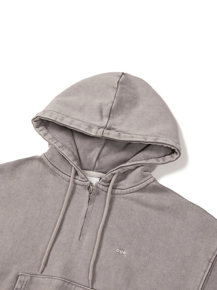 Little Foxx – Stone Half Hooded Zip-up