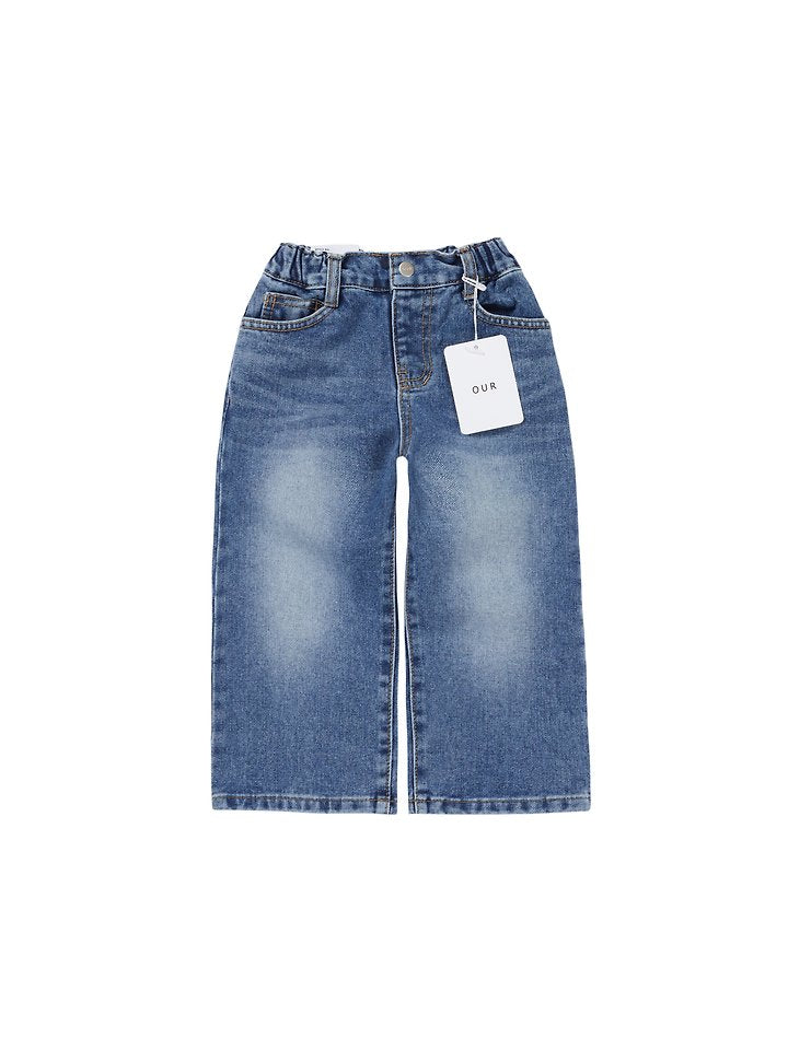 Little Foxx – Fall Wide Denim Pants