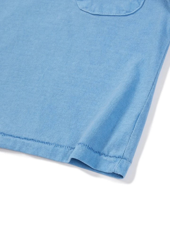 Little Foxx – Pigment-dyed Logo Pocket Tee