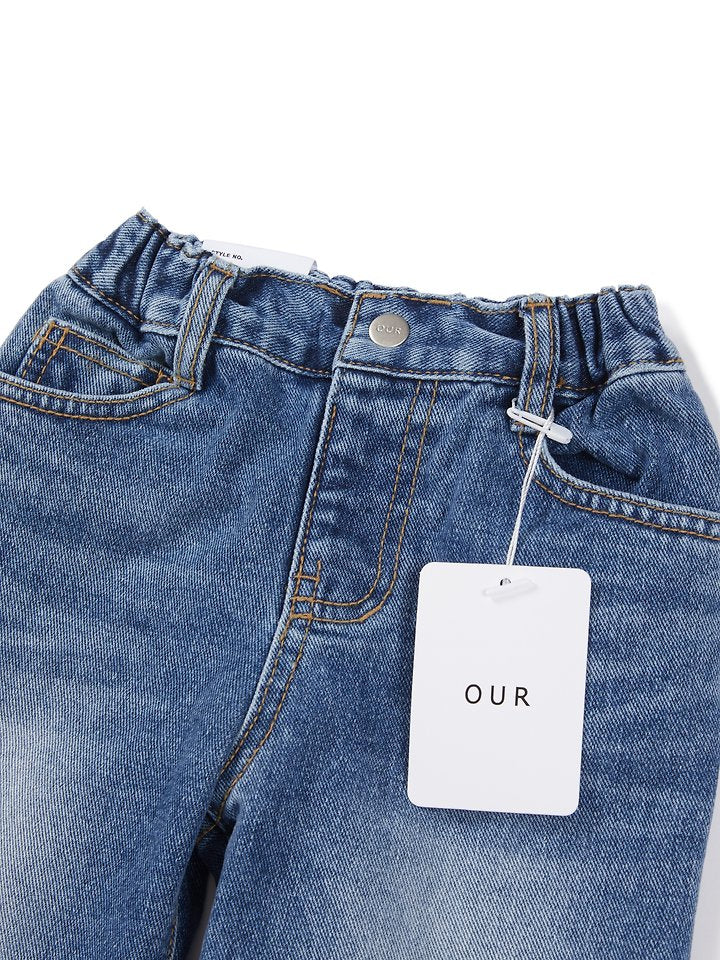 Little Foxx – Fall Wide Denim Pants