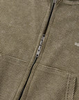 Little Foxx – Waffle Washed Hooded Zip-up