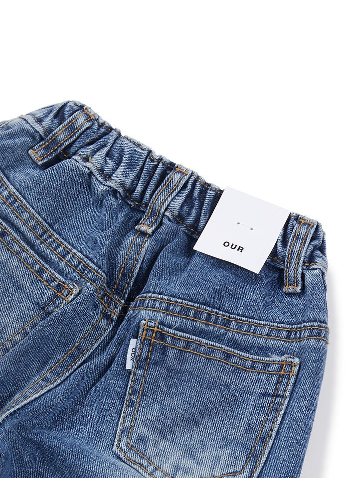 Little Foxx – Fall Wide Denim Pants