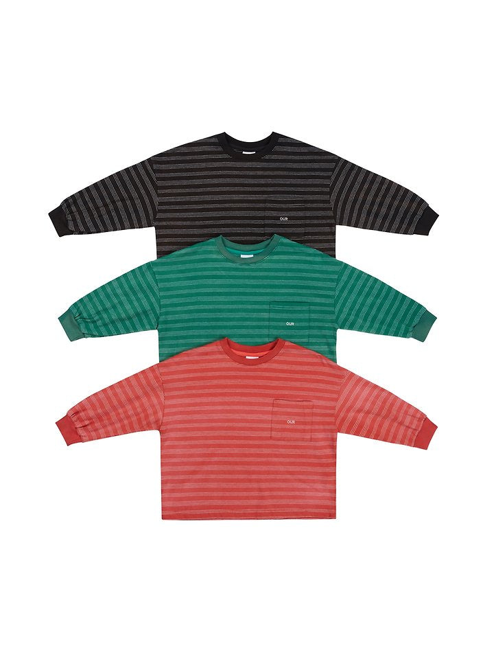 Little Foxx – Faded Striped Tee