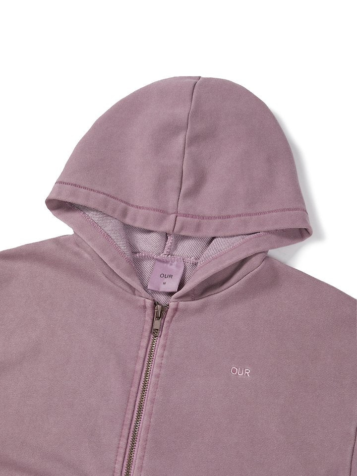 Little Foxx – Work Pigment Hooded Zip-up