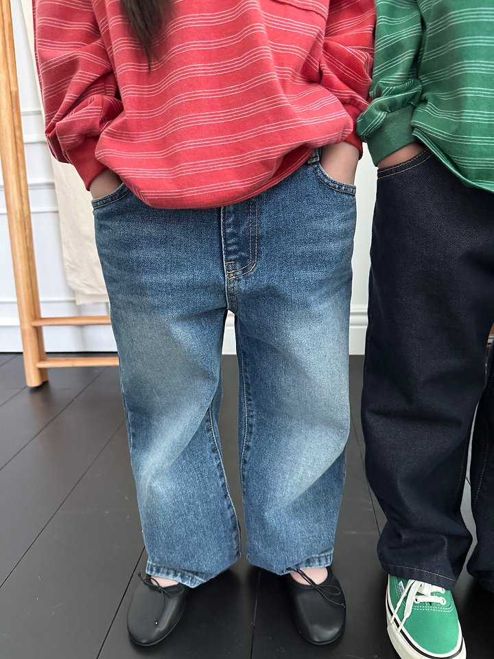Little Foxx – Fall Wide Denim Pants